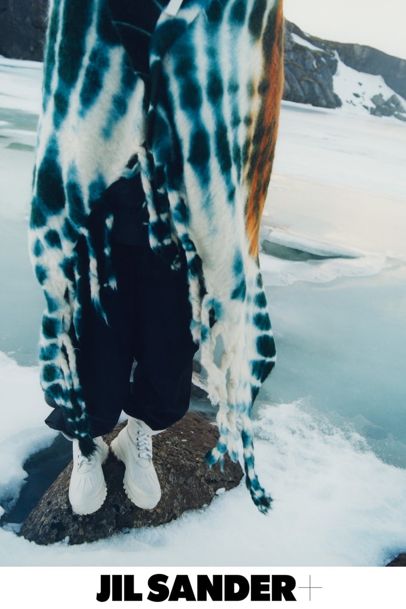 jil sander fall winter campaign iceland jackets down parkas