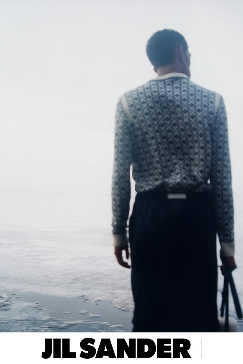 jil sander fall winter campaign iceland jackets down parkas