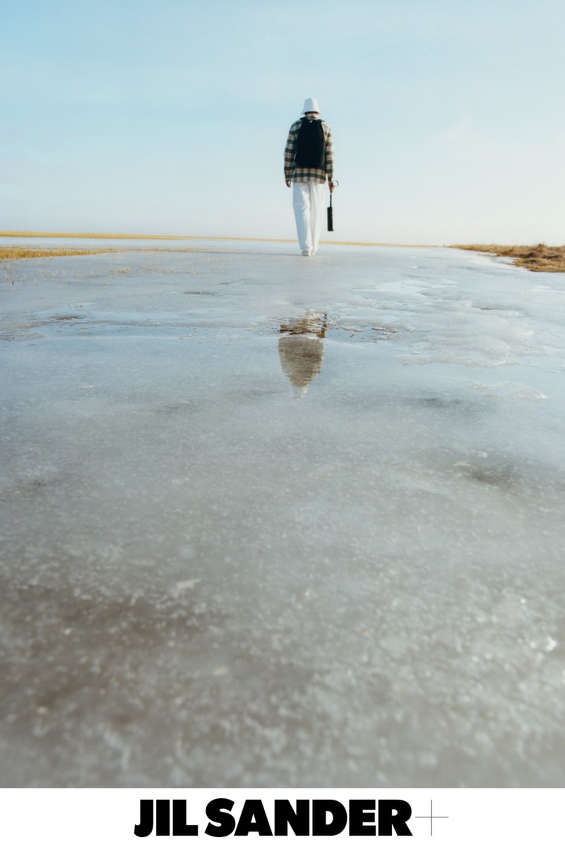 jil sander fall winter campaign iceland jackets down parkas
