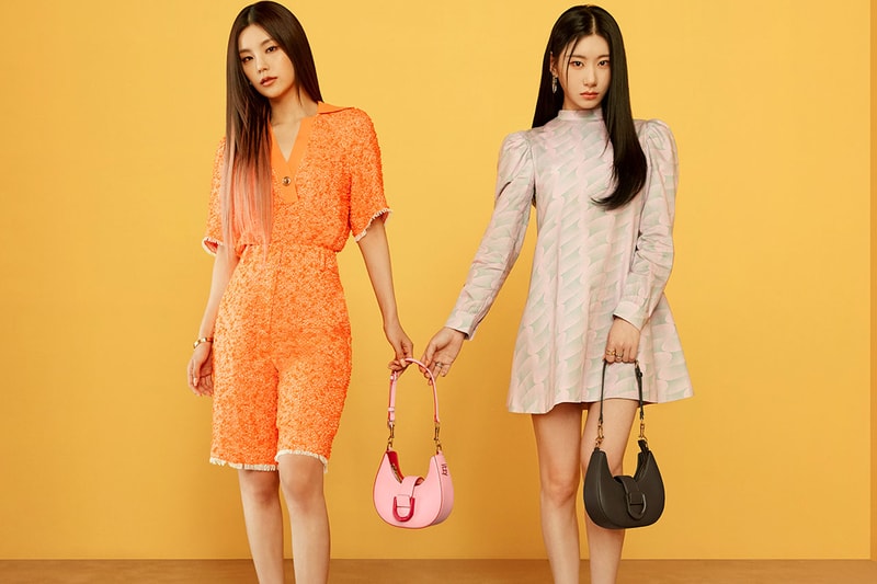 itzy k pop girl group charles keith collaboration bags shoes loafers