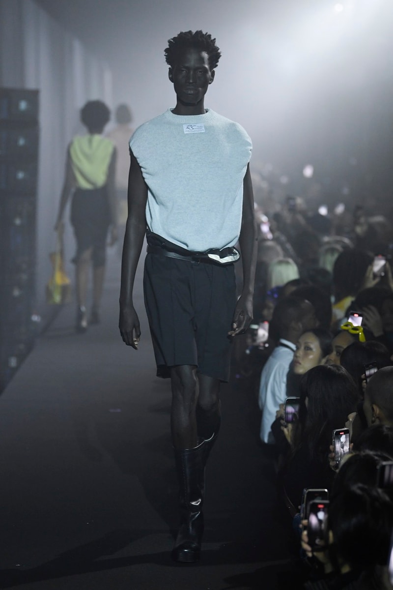 raf simons printworks london fashion week show frieze