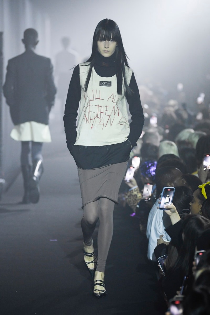 raf simons printworks london fashion week show frieze