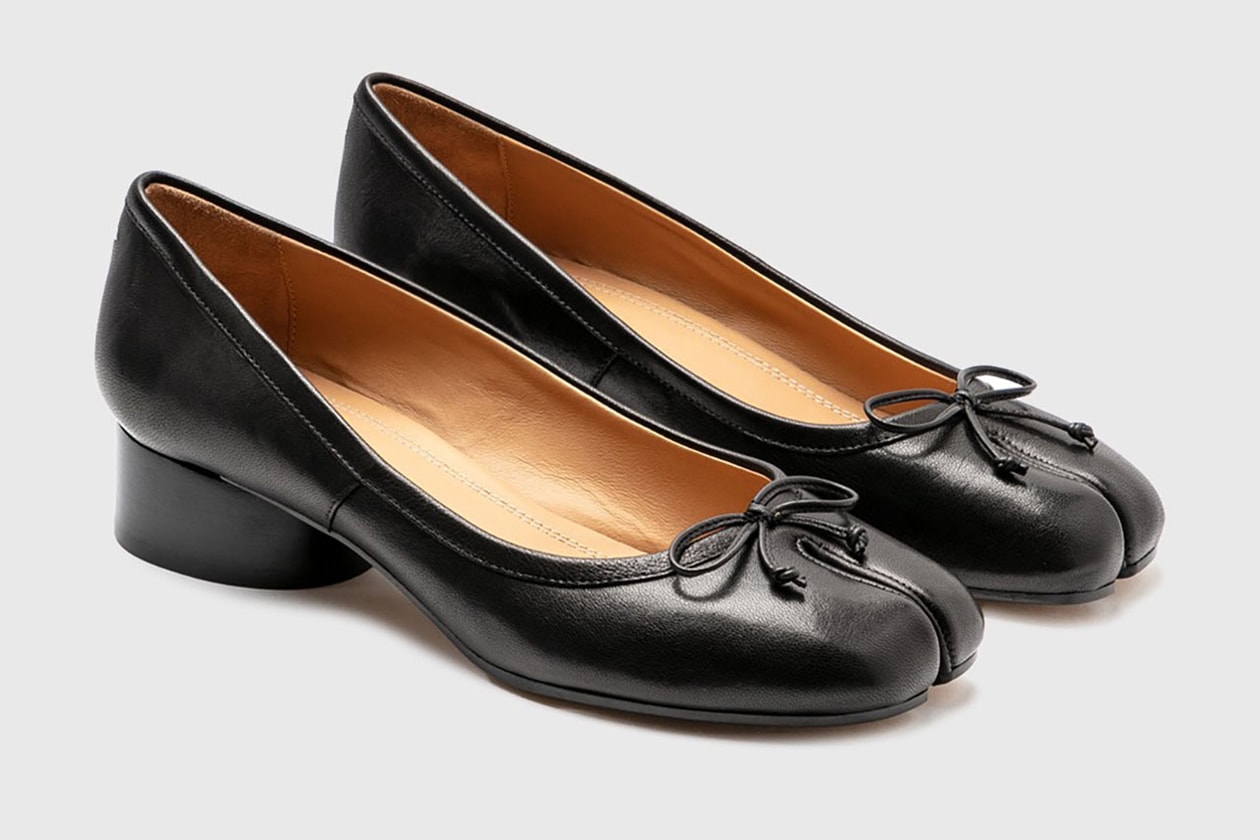 ballet flats footwear trend how to wear miu miu chanel dior maison margiela 