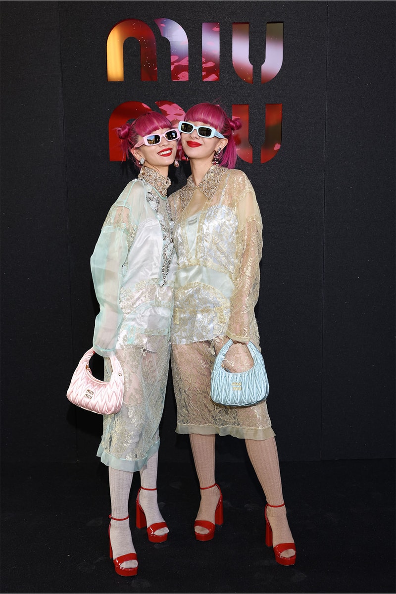 Miu Miu Spring/Summer 2023 Front Row Celebrities Best Dressed Chloe Bailey Jang Wonyoung YoonA Lim Images