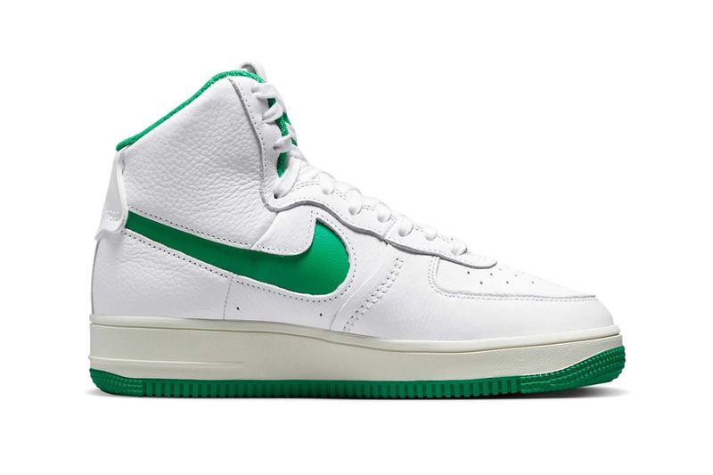 Nike AIr Force 1 High Sculpt White Green DQ5007-100 Release Date
