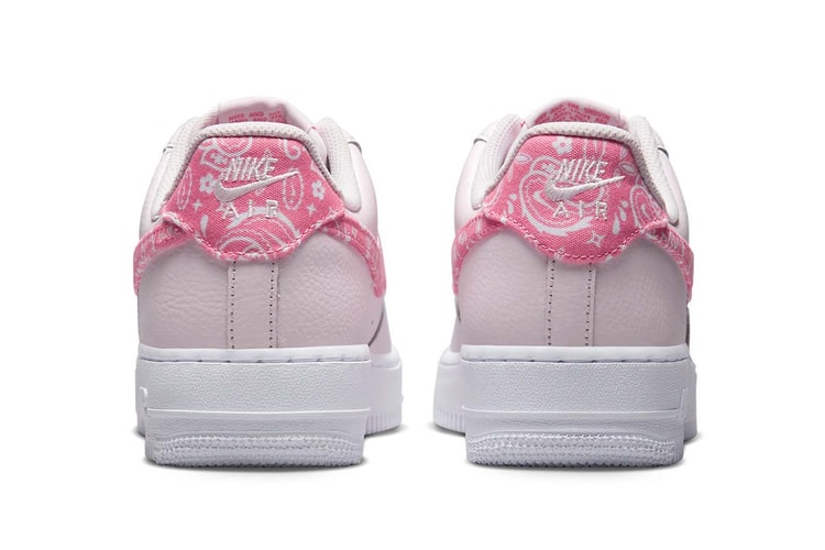 Pink Paisley Covers the Latest Air Force 1