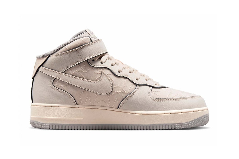 Nike Air Force 1 Mid Pearl White Tear Away Tan Blue Gray Release Date DZ5367-219