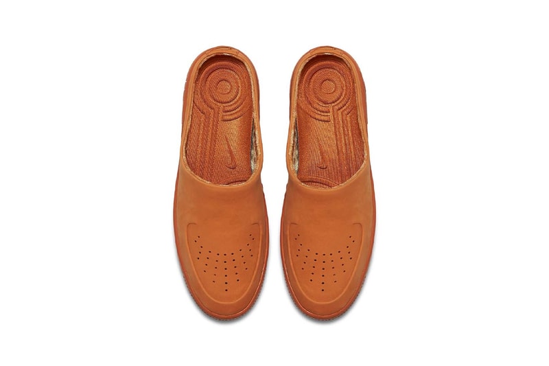 Nike Reimagined Air Force 1 Mule Cinder Orange Black Off White Release Date
