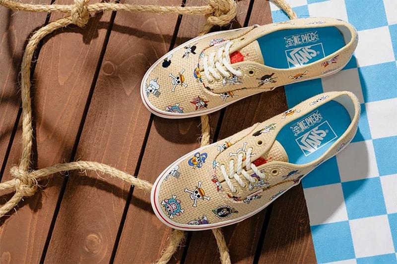 'One Piece' Vans Collaboration Sk8-Hi Old Skool Authentic Apparel Release Info