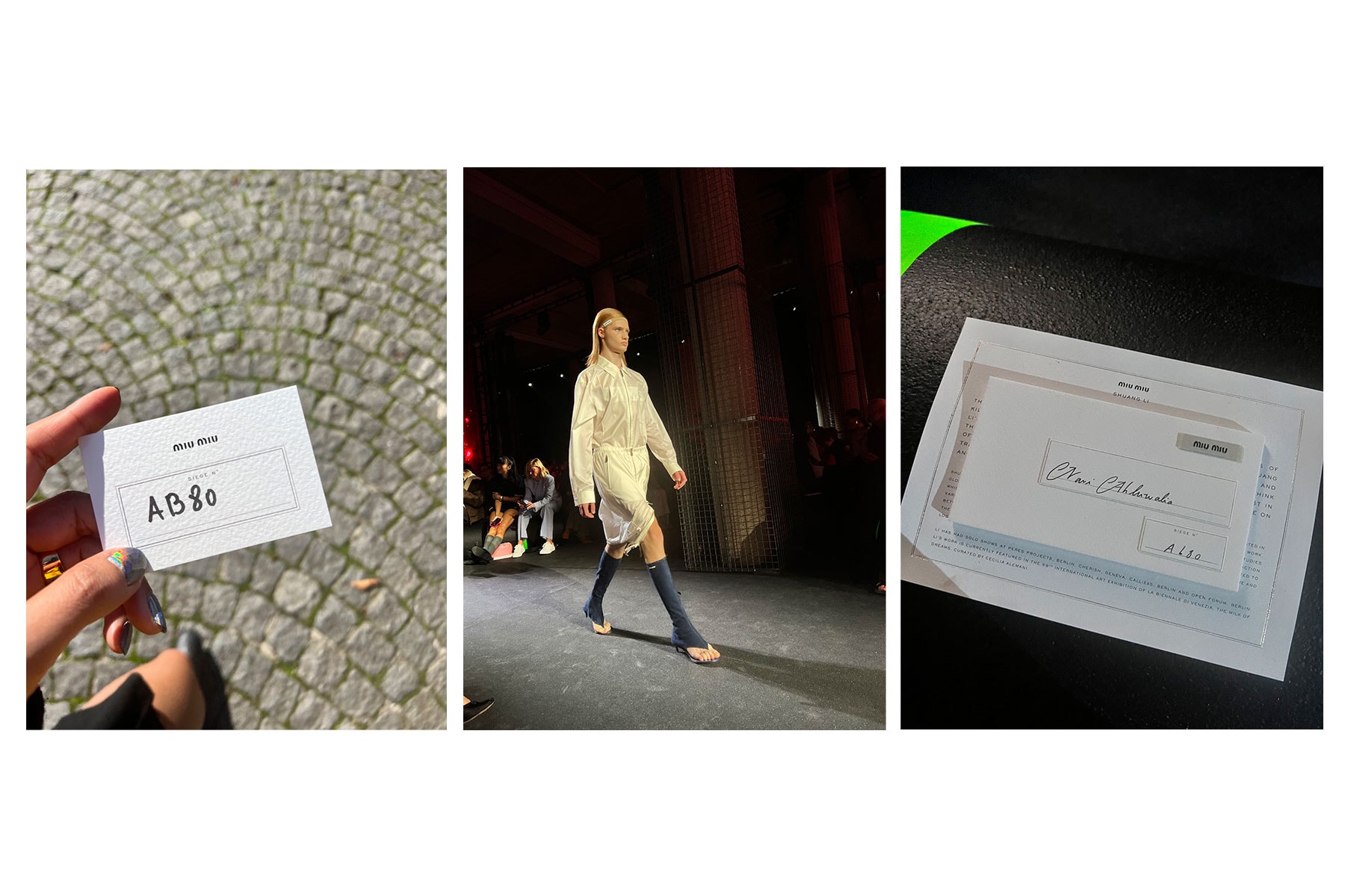 editor photo diary paris fashion week miu miu runway coffee presentation