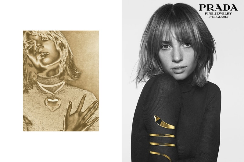 Prada Fine Jewelry Eternal Gold Campaign Amanda Gorman Maya Hawke Somi Jeon Images Launch