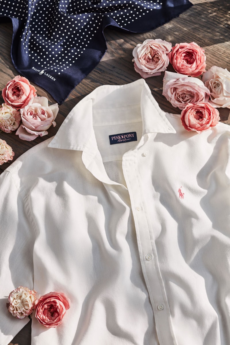 polo ralph lauren pink pony campaign collection breast cancer awareness month october 2022 