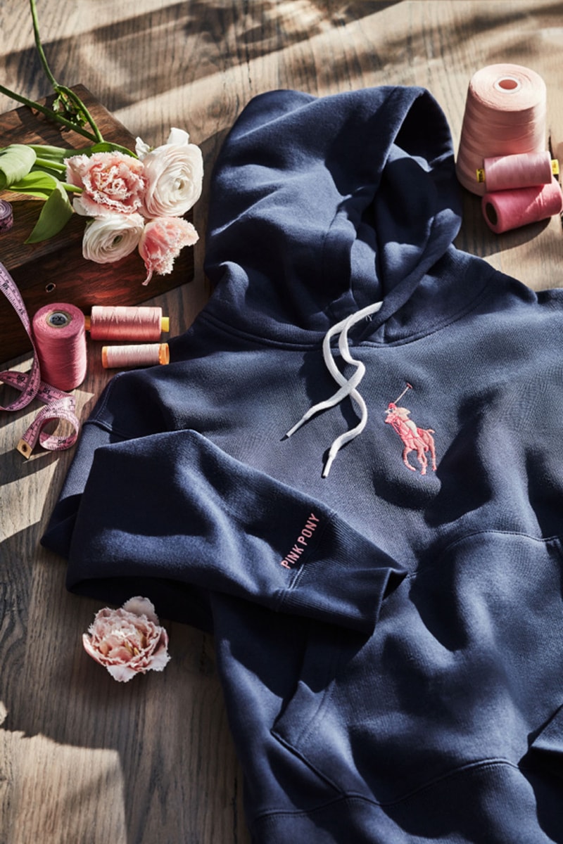 polo ralph lauren pink pony campaign collection breast cancer awareness month october 2022 