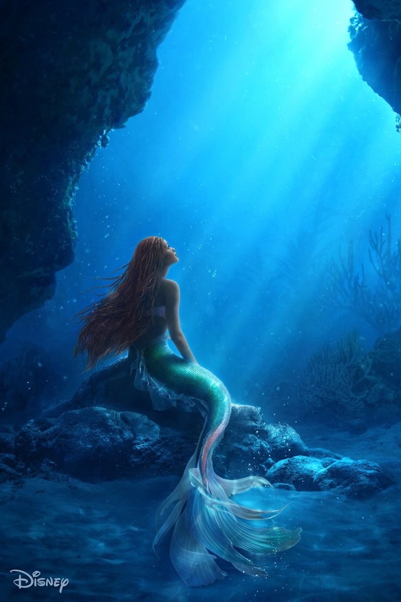 disney the little mermaid poster halle bailey 