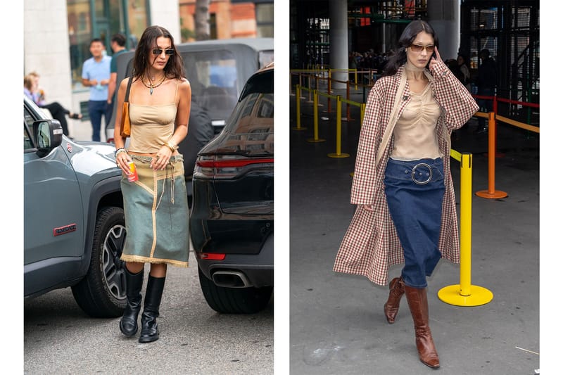 Denim Maxi Skirts Are Back In Style Against All Odds