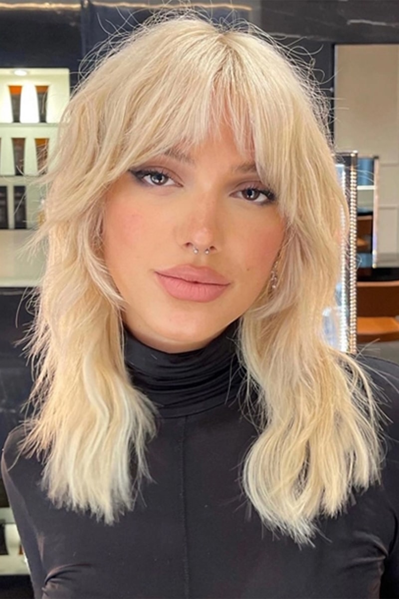 Wolf haircut hairstyle tiktok trend to try
