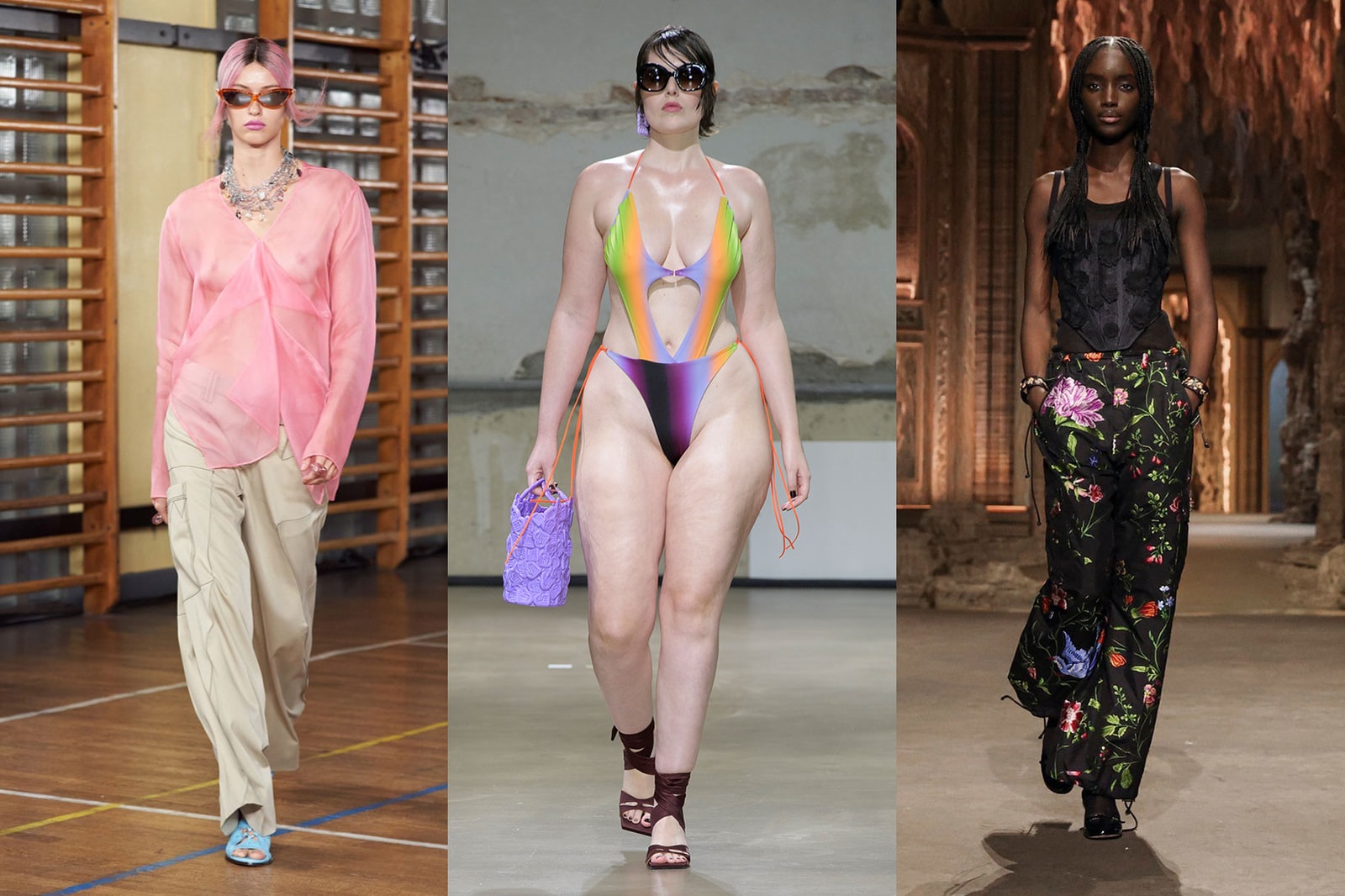 Paris fashion week trends spring summer miu miu low rise condom boter