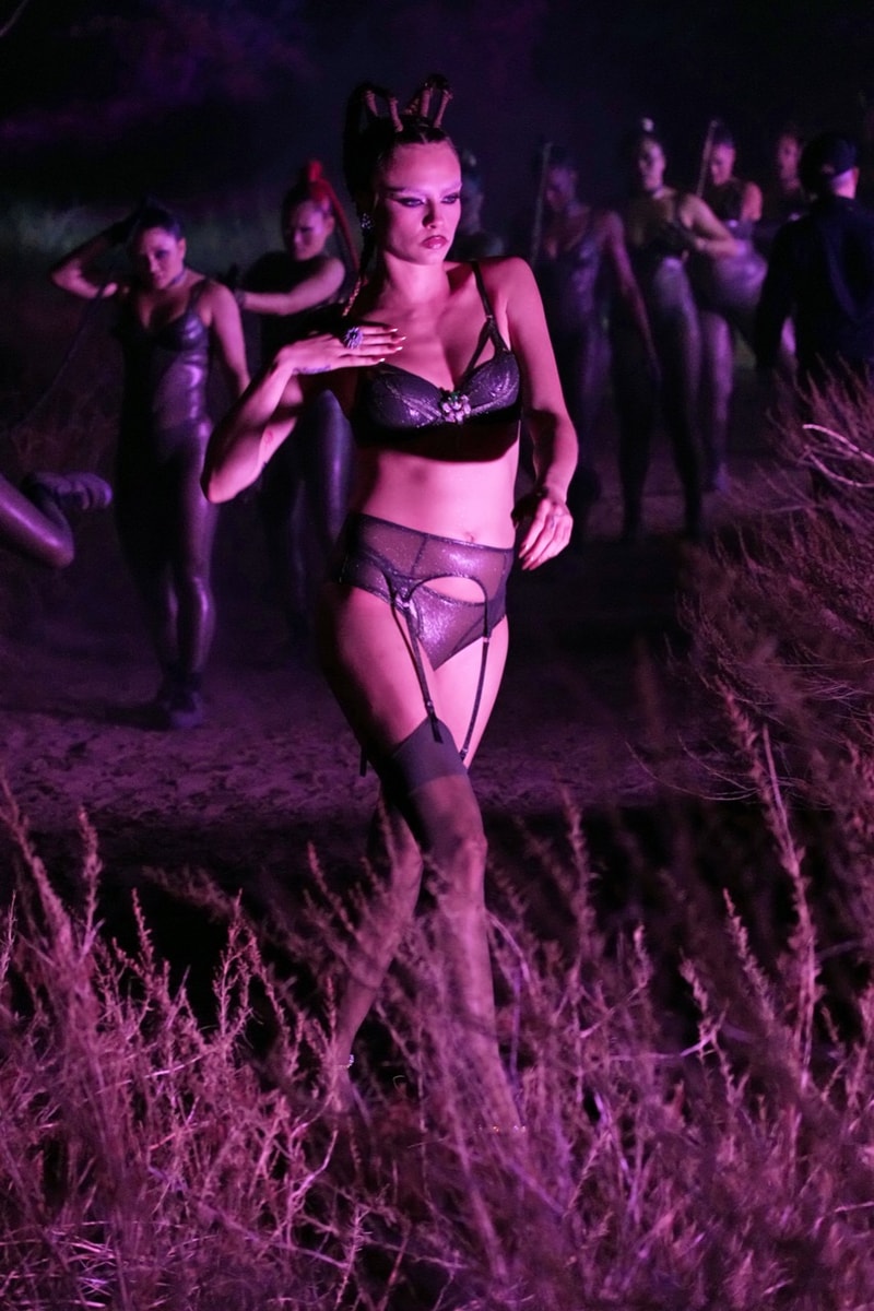 rihanna savage fenty show best outfits lingerie bras underwear