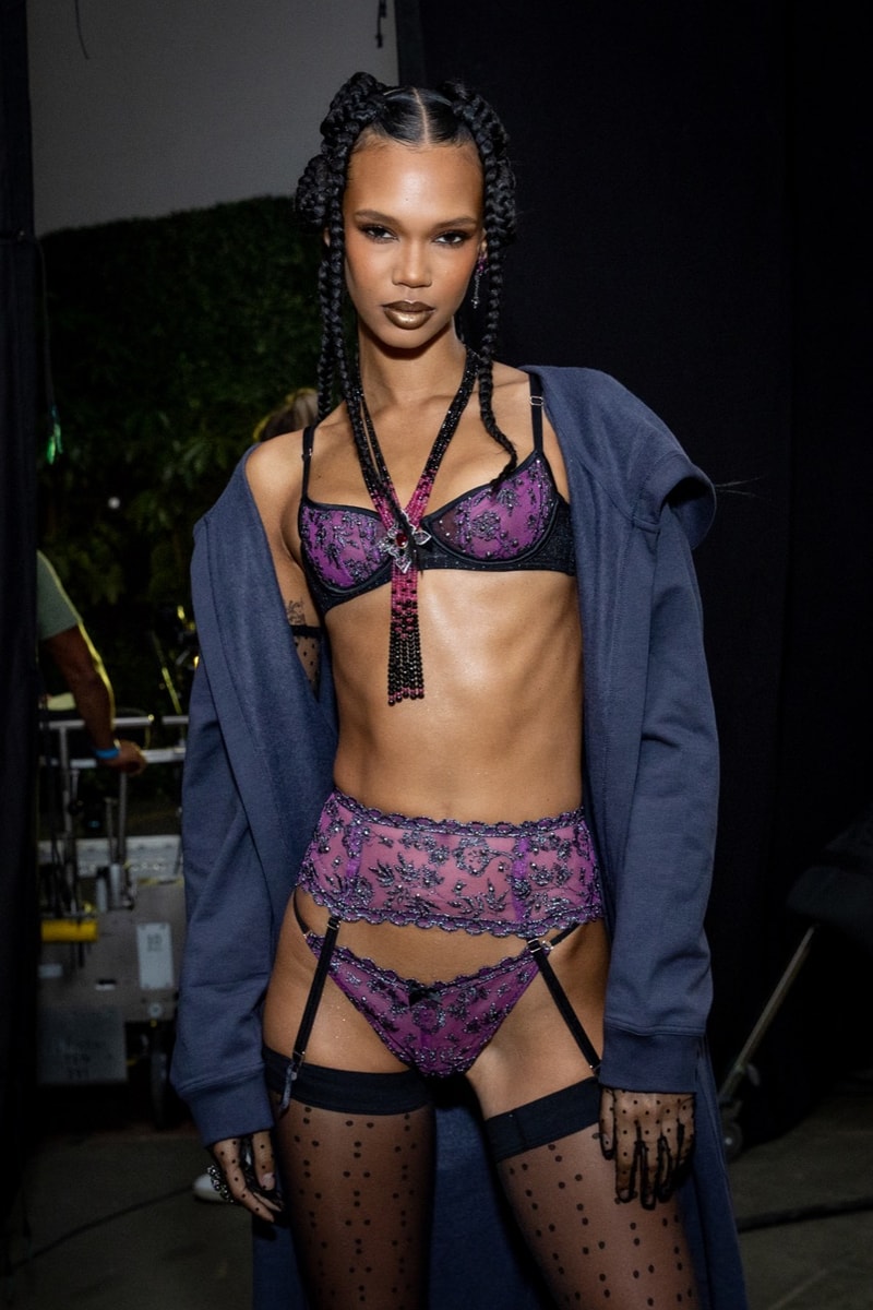 rihanna savage fenty show best outfits lingerie bras underwear