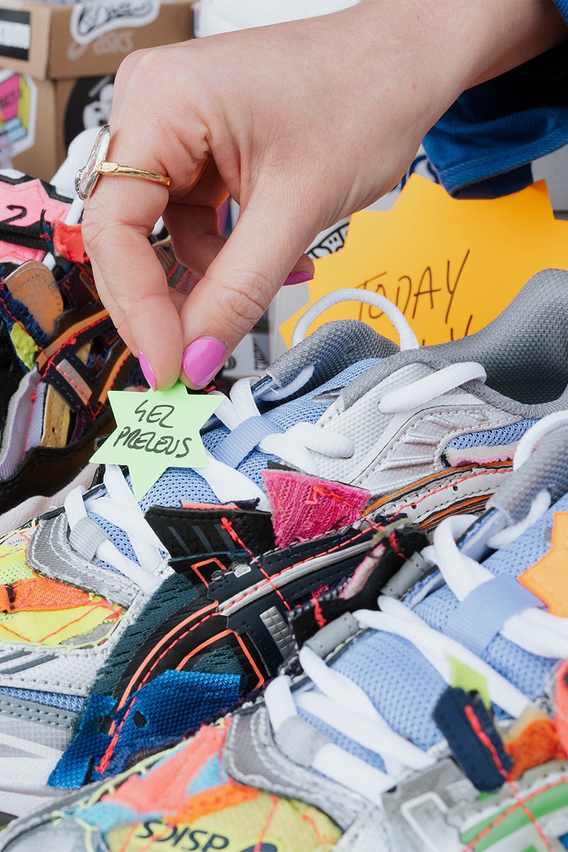 helen kirkum asics footpatrol collaboration garage sale 