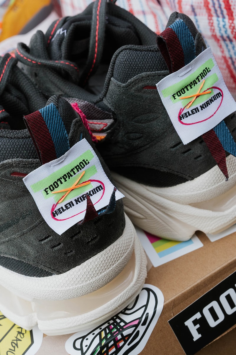 helen kirkum asics footpatrol collaboration garage sale 