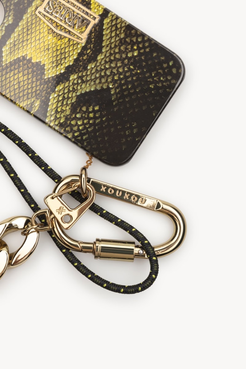 aries xouxou phone cases iphone snake print gold rope