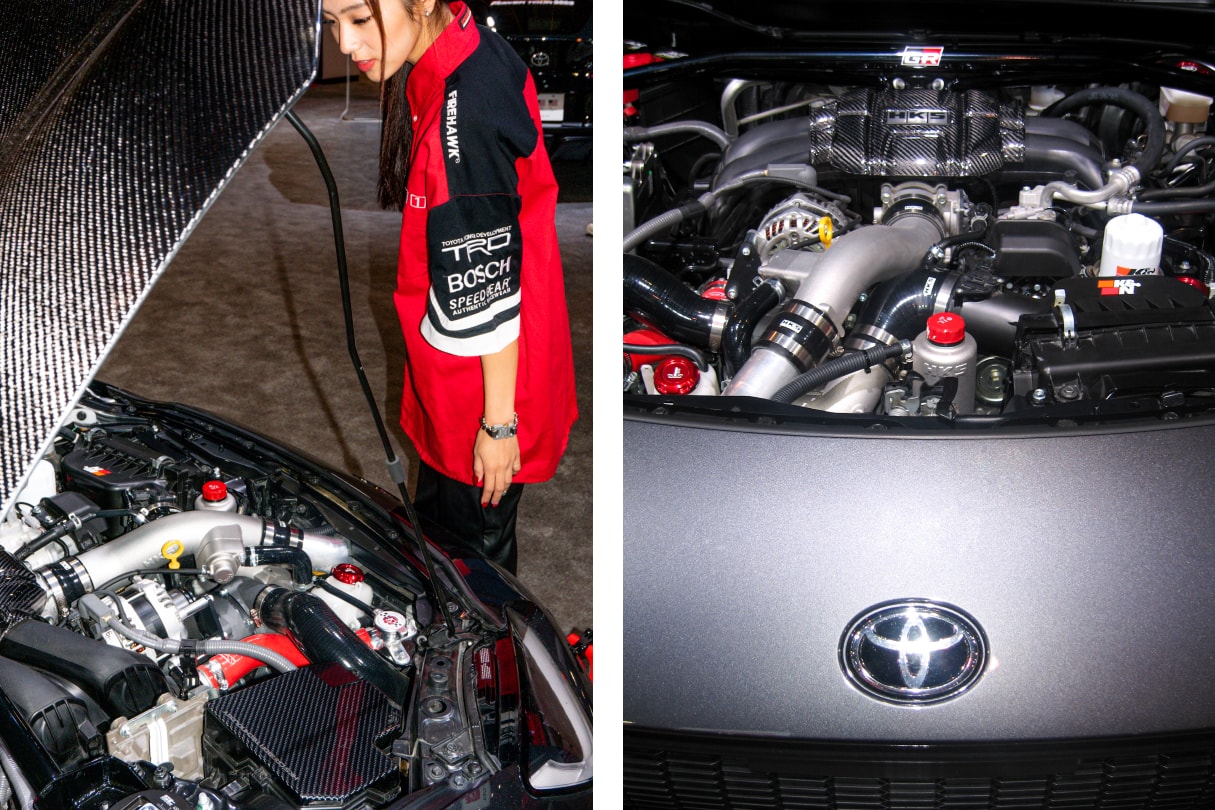 toyota maaya orido sema spend the day toyota gr86 supra corolla racing japanese racer