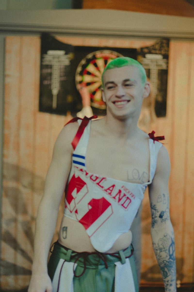 hattie crowther uk designer corsets football world cup 