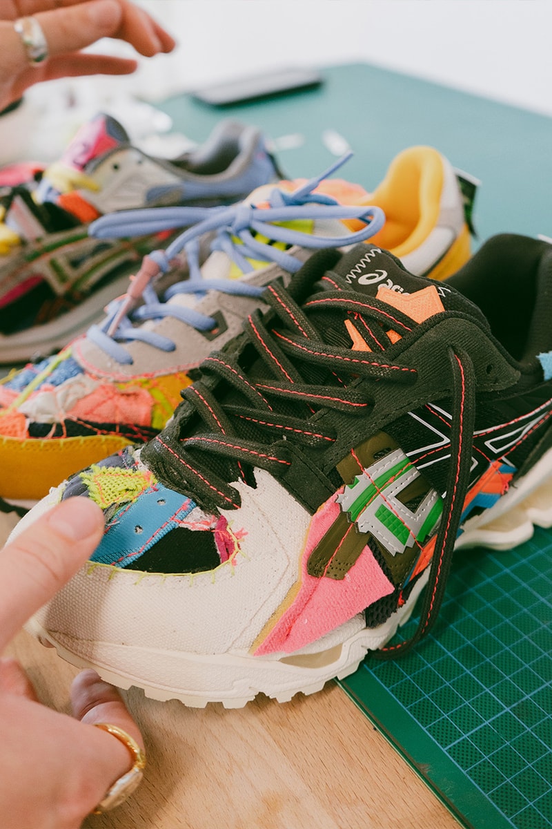 helen kirkum asics footpatrol collaboration garage sale 
