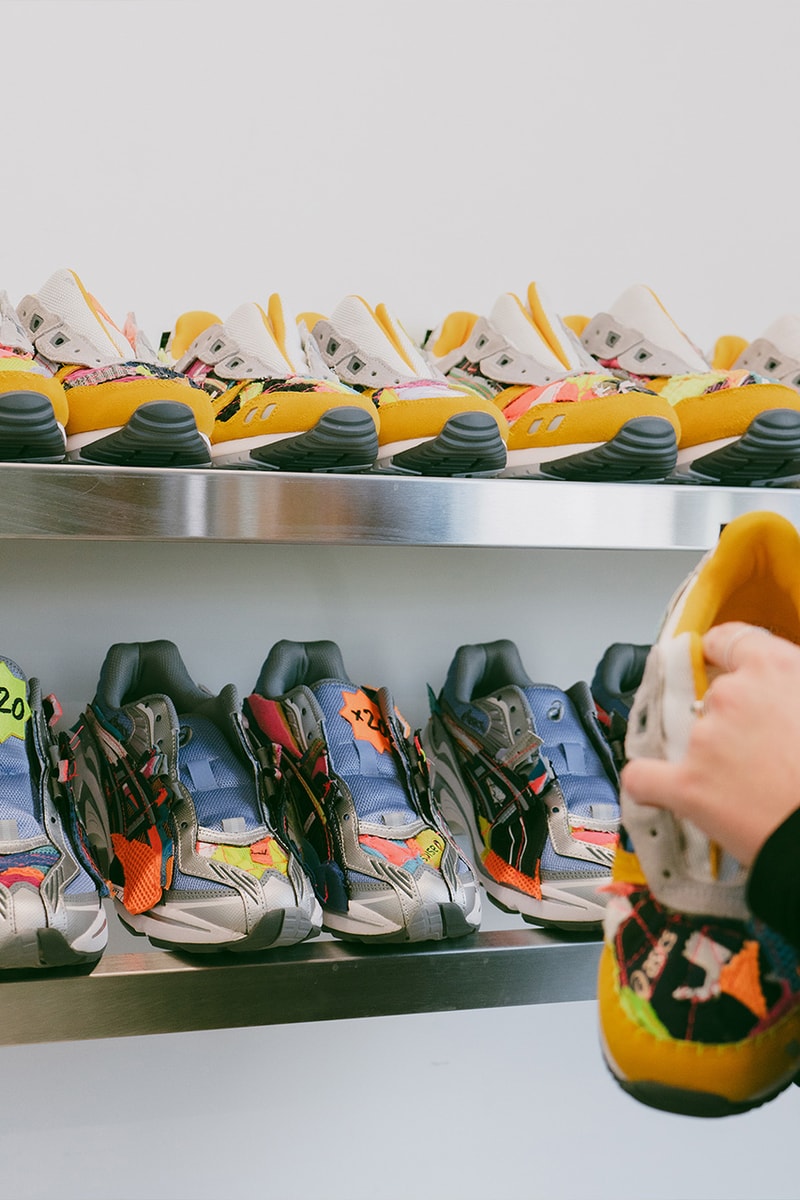 helen kirkum asics footpatrol collaboration garage sale 