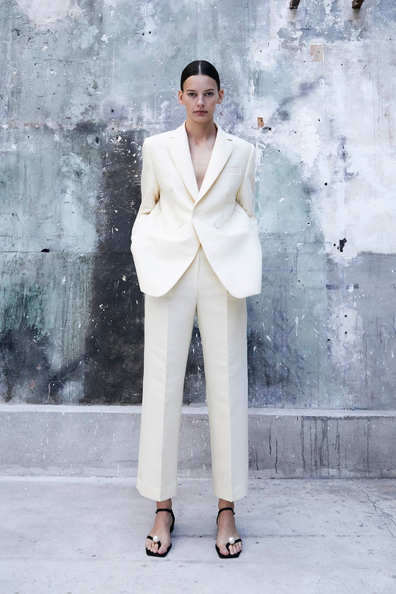 toteme evening capsule collection release fall winter 2022 holidays outfits