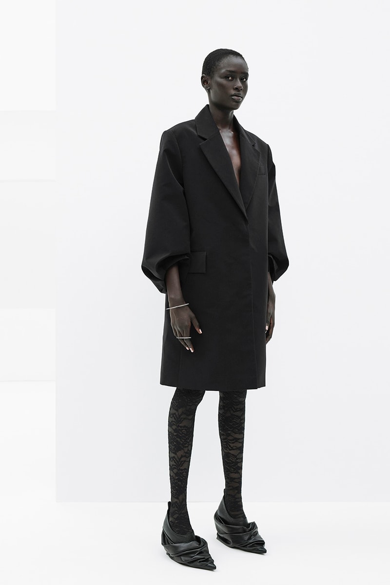 we11done spring summer rough strokes collection dresses jackets blazers PVC skirts lace bodysuits 