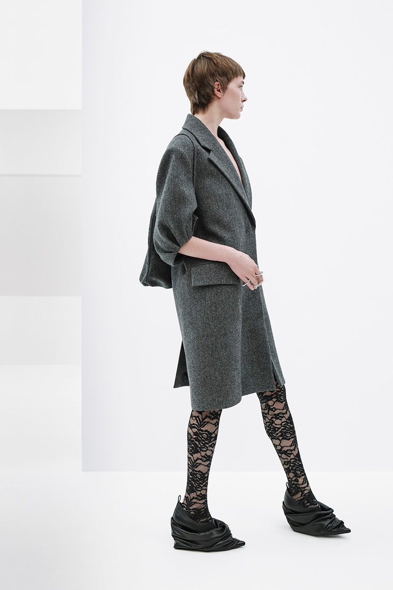we11done spring summer rough strokes collection dresses jackets blazers PVC skirts lace bodysuits 