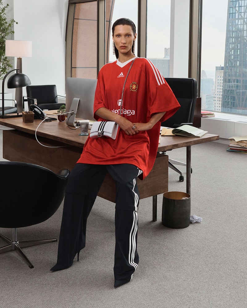 Balenciaga adidas Collaboration Campaign Images Release Bella Hadid