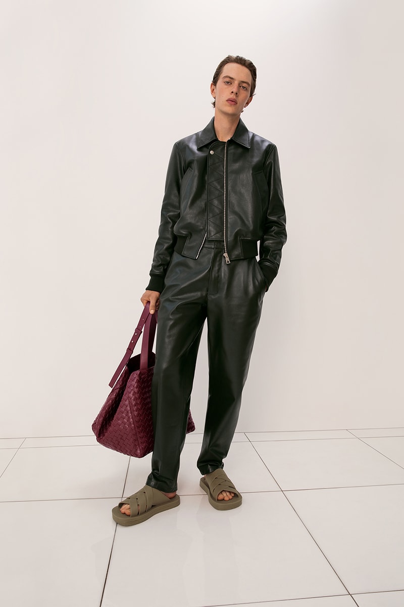 bottega veneta pre spring collection dresses coats skirts shoes handbags heels platforms 