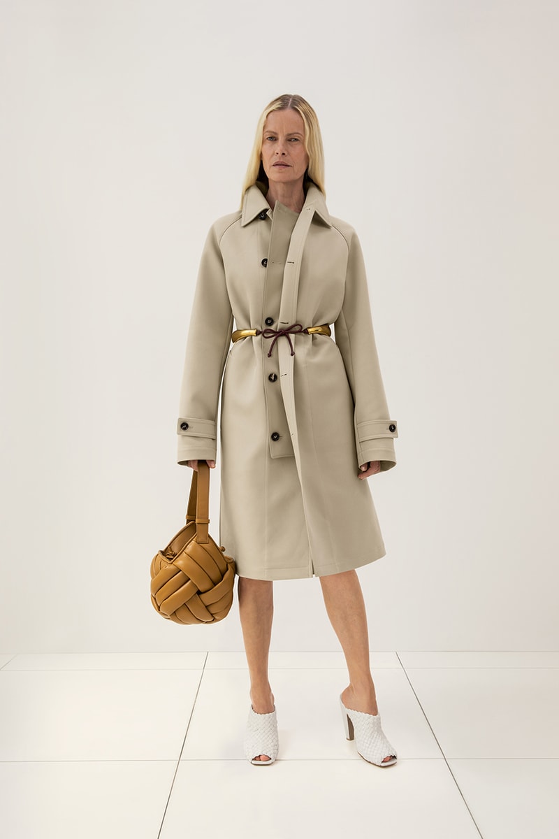 bottega veneta pre spring collection dresses coats skirts shoes handbags heels platforms 