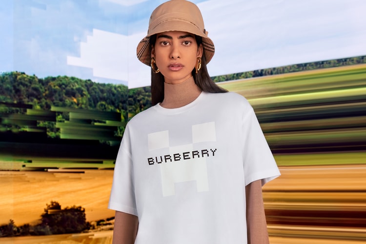 Burberry and Minecraft Explore a Pixelated Reality in New Capsule Collection