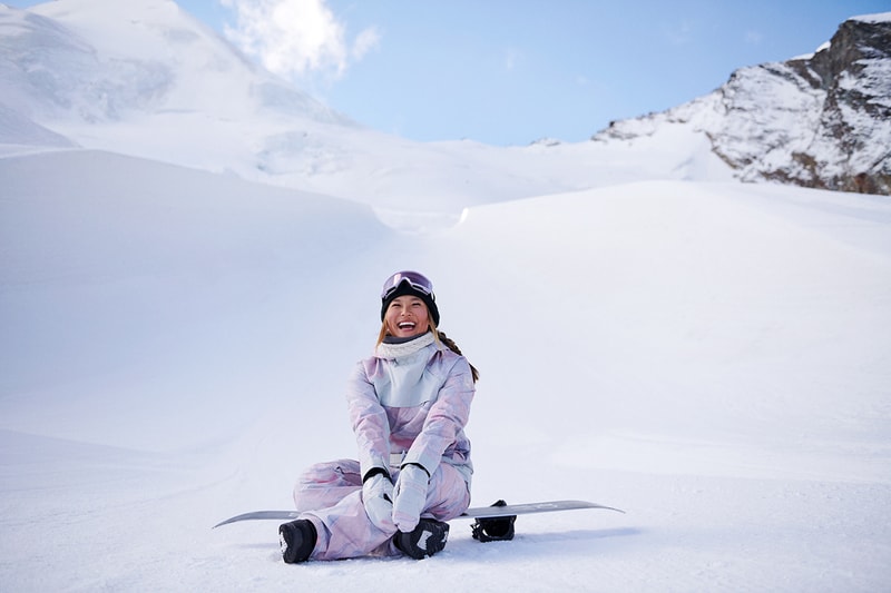chloe kim ROXY snowboarding snow pants jackets beanies 