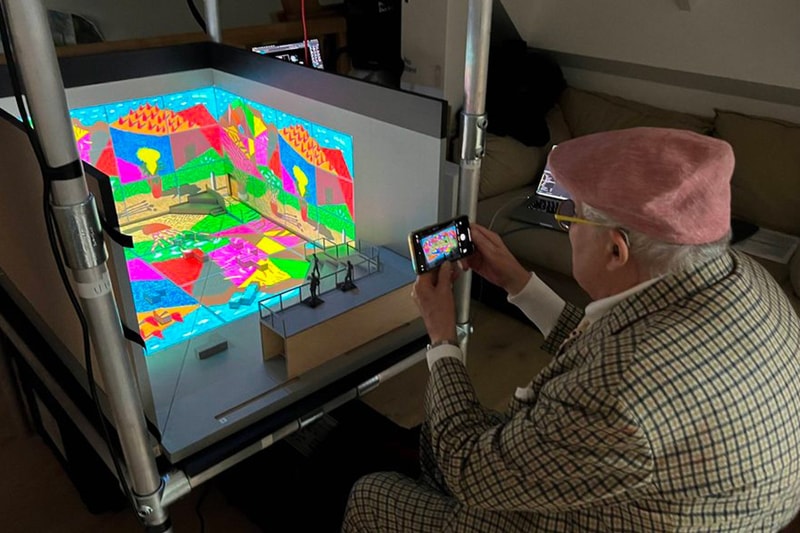 David Hockney kings cross london immersive exhibition