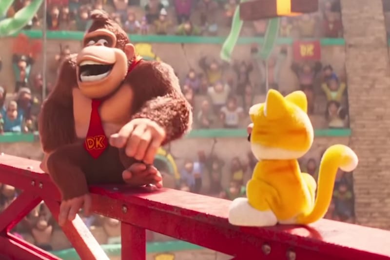 Get a Closer Look at Donkey Kong and Cat Mario in the New 'The Super Mario Bros. Movie' Trailer