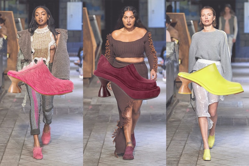 eckhaus latta footwear mules clogs boots slides