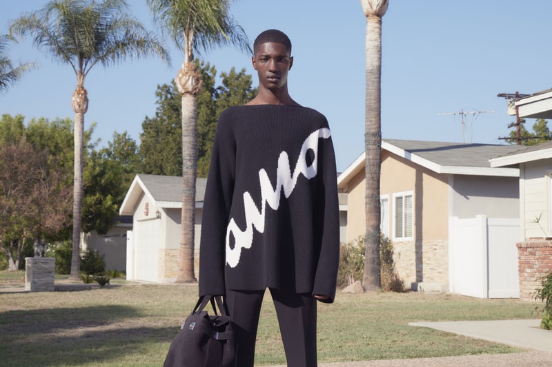 maximilian davis ferragamo spring summer 2023 collection debut line ready to wear accessories sandals handbags trousers new 
