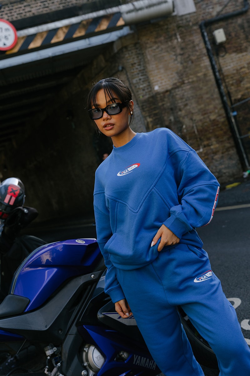 fila tala collaboration athleisure gym leggings sweatshirts zip up tops