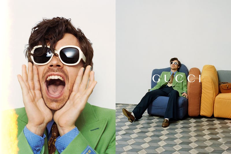 Harry Styles Stars in His Own Gucci HA HA HA Campaign