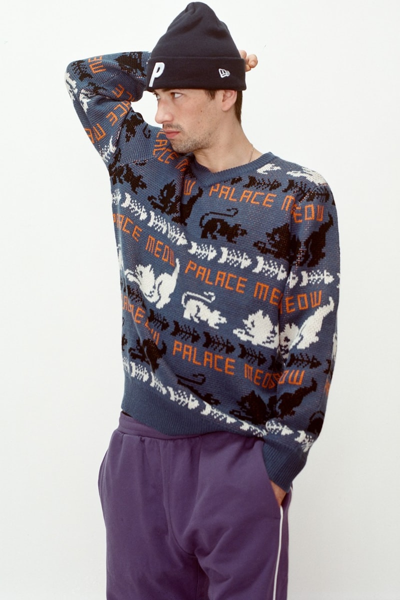 palace london brand holiday collection jackets t-shirts sweaters hats 