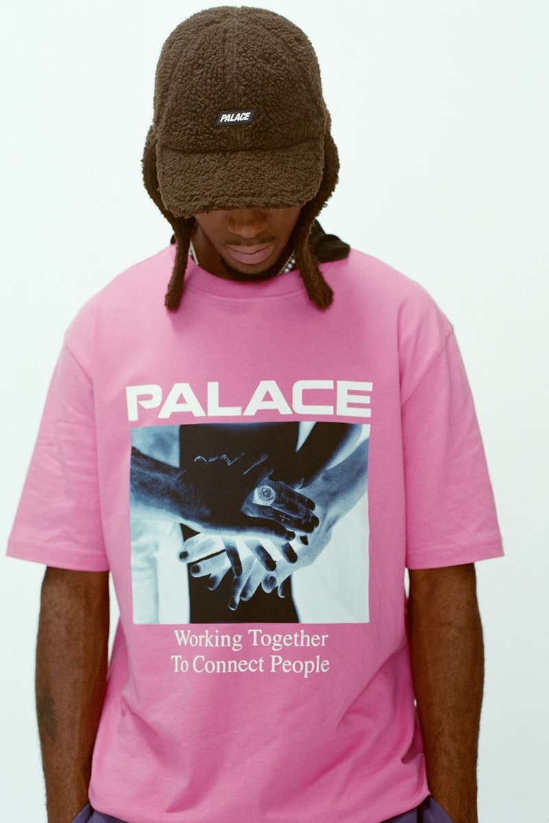 palace london brand holiday collection jackets t-shirts sweaters hats 