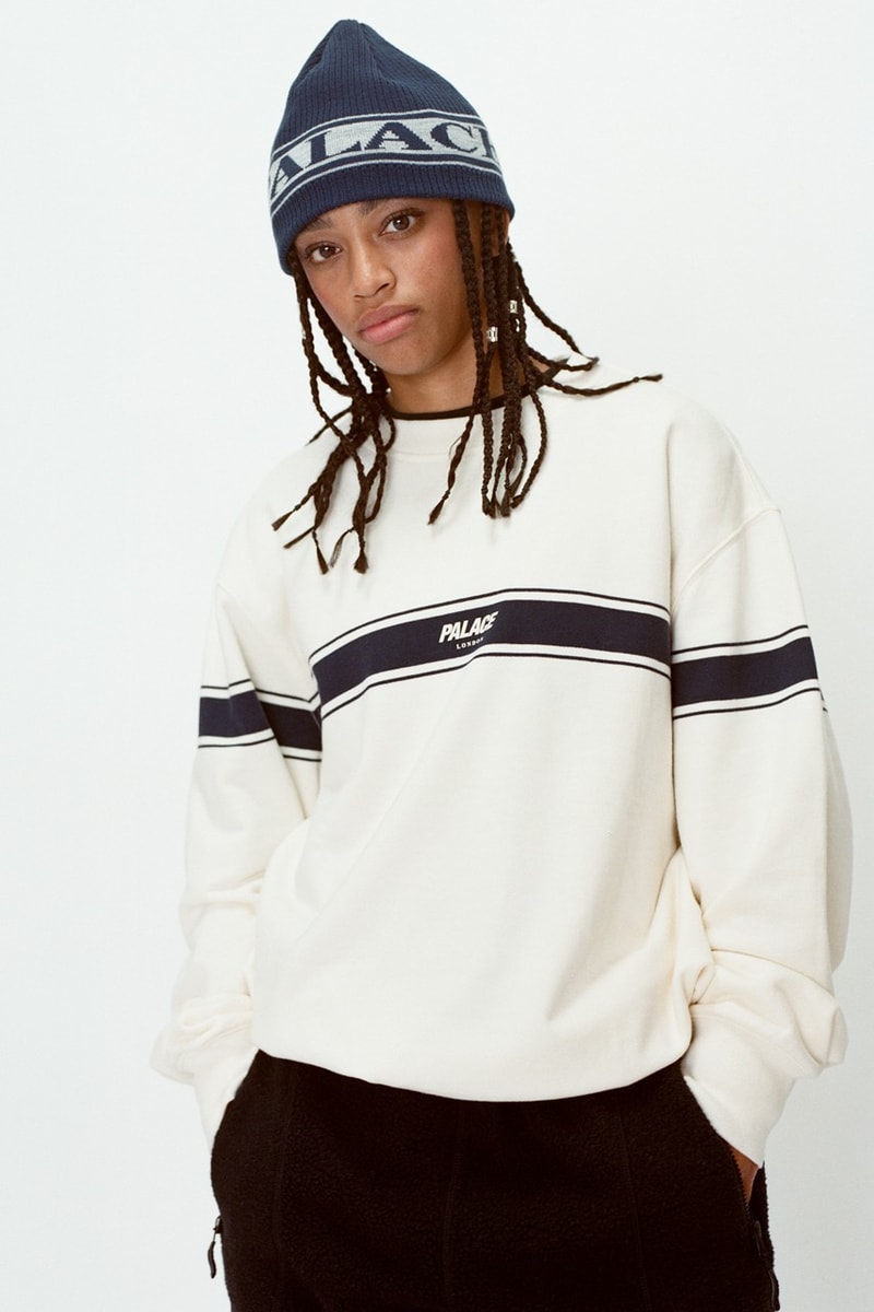 palace london brand holiday collection jackets t-shirts sweaters hats 