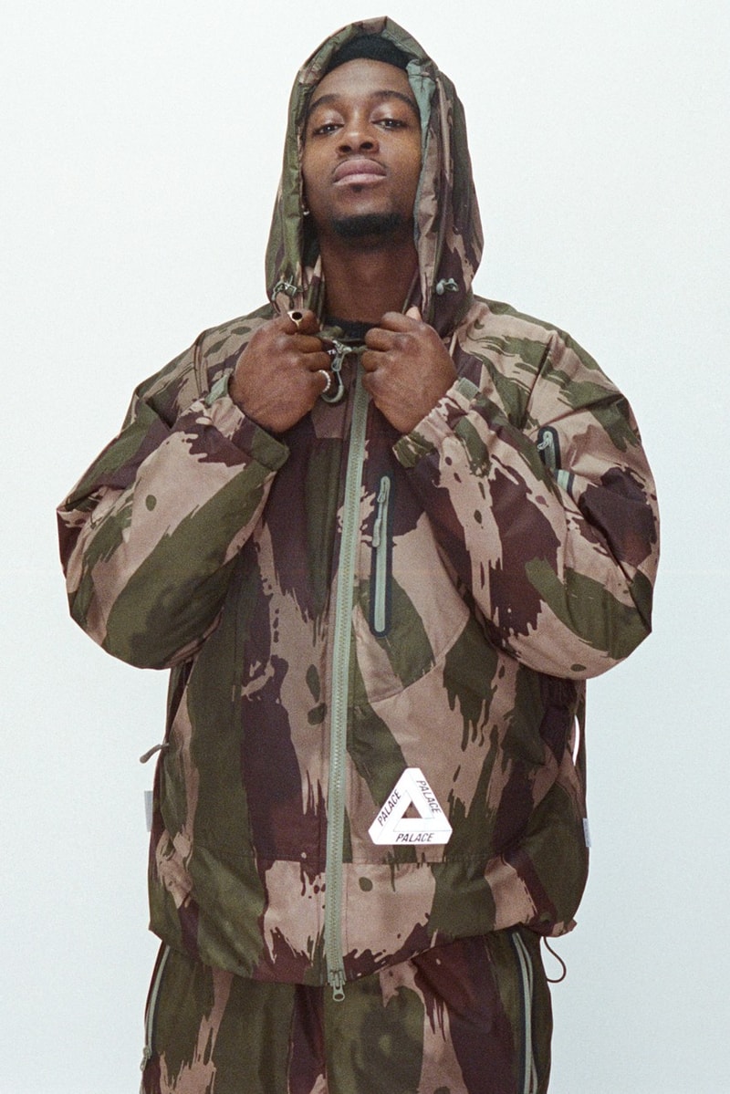 palace london brand holiday collection jackets t-shirts sweaters hats 
