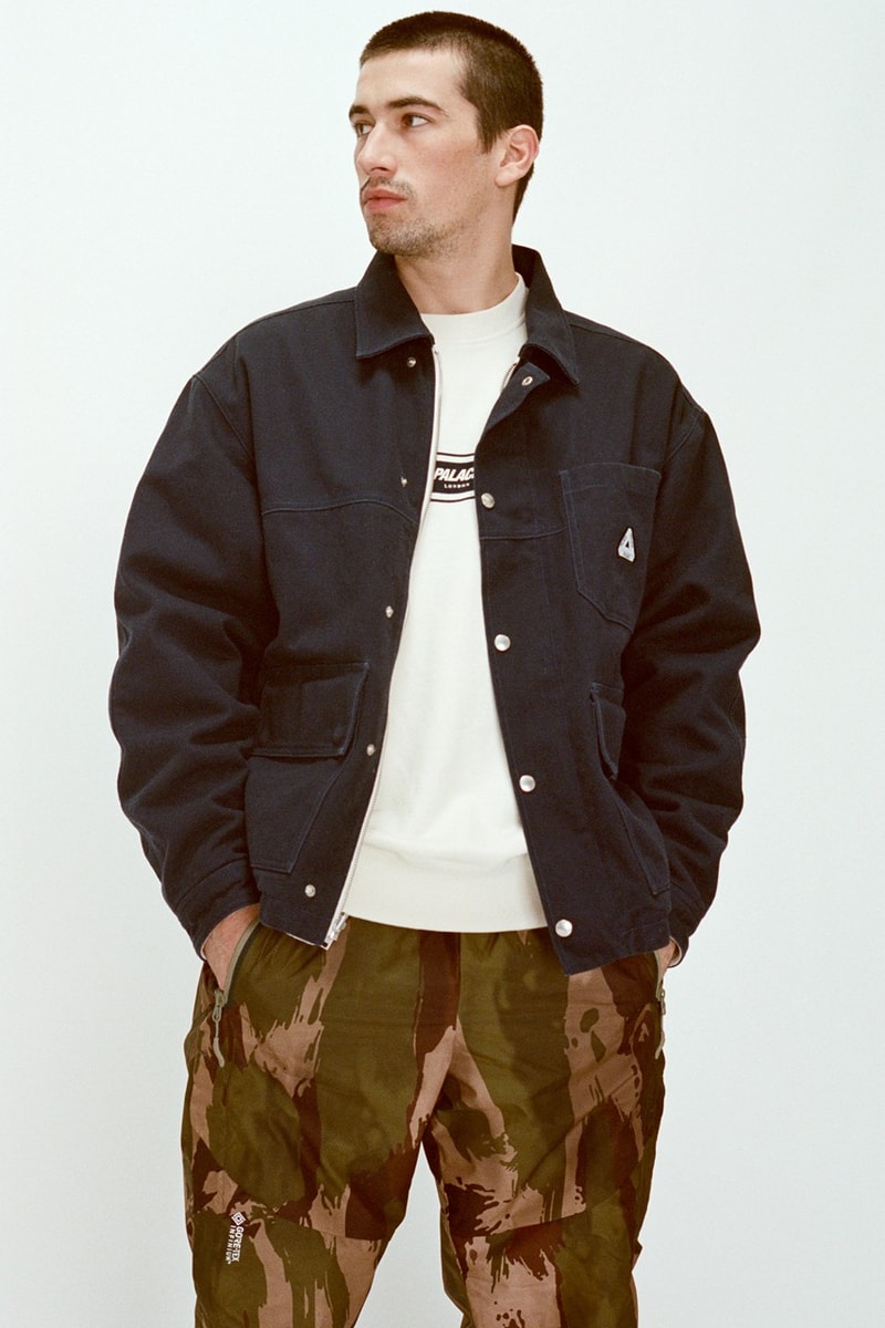 palace london brand holiday collection jackets t-shirts sweaters hats 