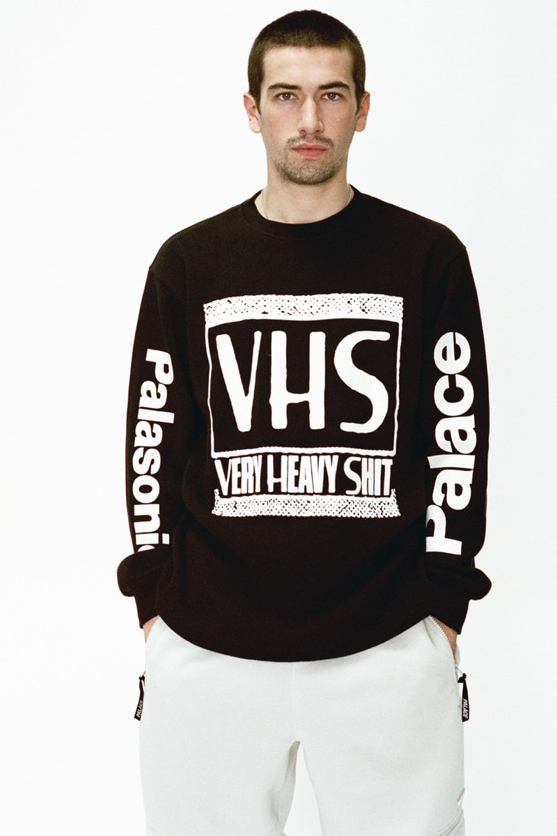 palace london brand holiday collection jackets t-shirts sweaters hats 